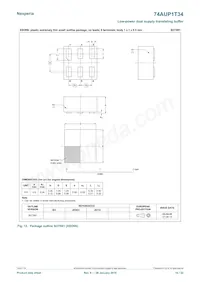 74AUP1T34GF Datasheet Pagina 16