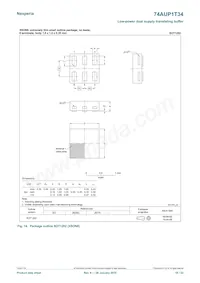 74AUP1T34GF Datasheet Pagina 18