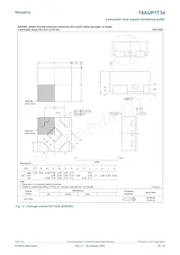 74AUP1T34GF Datasheet Pagina 19