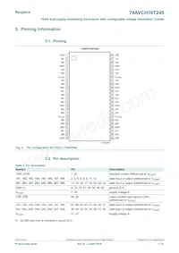 74AVCH16T245EV Datenblatt Seite 3