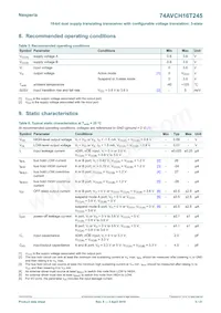 74AVCH16T245EV數據表 頁面 5