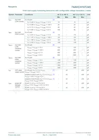 74AVCH16T245EV Datasheet Pagina 7