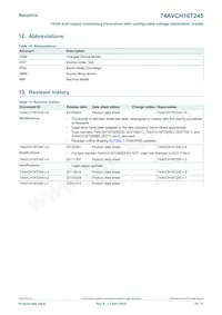 74AVCH16T245EV Datasheet Pagina 19