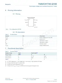 74AVCH1T45GM-Q100H數據表 頁面 3