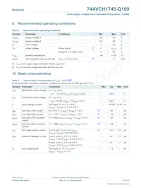 74AVCH1T45GM-Q100H Datasheet Pagina 5