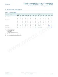 74HCT193D-Q100J Datasheet Pagina 6