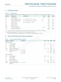 74HCT193D-Q100J數據表 頁面 8