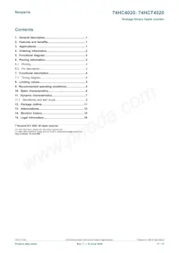 74HCT4020DB Datasheet Pagina 17