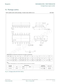 74HCT4040PW-Q100J數據表 頁面 11