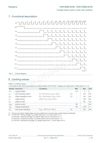 74HCT4060DB-Q100J Datasheet Pagina 4