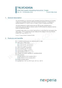 74LVC4245ADB Datasheet Copertura