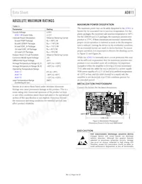 AD811JRZ-REEL Datasheet Page 5