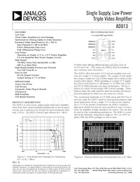 AD813AR-14-REEL7 Datasheet Cover