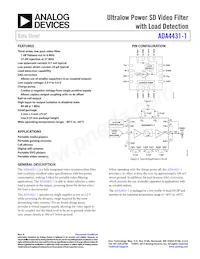 ADA4431-1YCPZ-R2數據表 封面