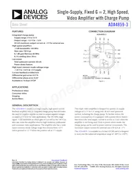 ADA4859-3ACPZ-R2 Datenblatt Cover