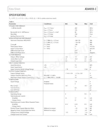 ADA4859-3ACPZ-R2 Datasheet Pagina 3