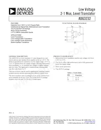 ADG3232BRJ-REEL7 Datenblatt Cover