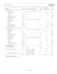 ADG3304BCBZ-REEL Datasheet Page 5