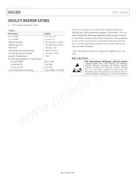 ADG3304BCBZ-REEL Datasheet Page 6