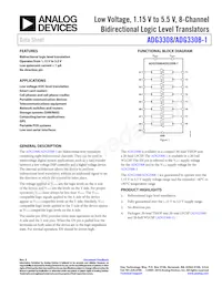 ADG3308BRUZ-REEL Datasheet Cover