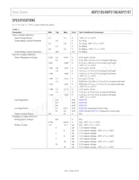 ADP2106ACPZ-1.2-R7數據表 頁面 5