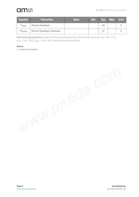 AS1382C-BWLT-AD Datasheet Pagina 6