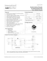 AUIRS2302S Datasheet Cover