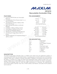 DS1210SN+T&R Datenblatt Cover