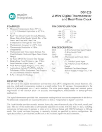 DS1629S-C05+T&R Datasheet Cover