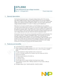 GTL2002DP/S440 Datasheet Copertura