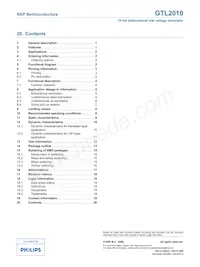 GTL2010PW/N Datasheet Pagina 20