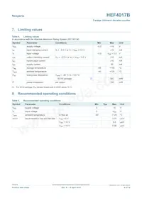 HEF4017BP Datasheet Page 6