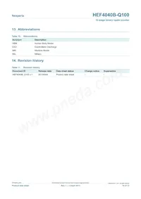 HEF4040BT-Q100J Datasheet Page 10