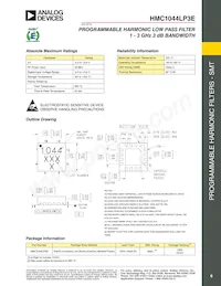 HMC1044LP3ETR Datasheet Pagina 6