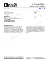 HMC882ALP5ETR Datasheet Cover