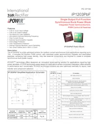 IP1203TRPBF數據表 封面