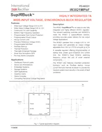 IR3821MTR1PBF Datasheet Copertura