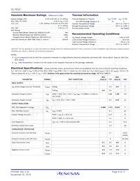 ISL78322ARZ-T7A Datenblatt Seite 5