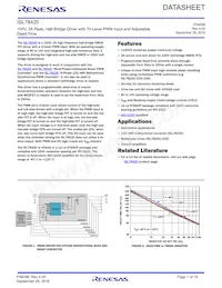 ISL78420ARTBZ-T Datasheet Cover