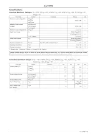 LC749000PT-8B15H Datasheet Pagina 3