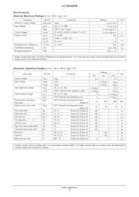 LC75839PWS-H Datasheet Pagina 2