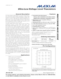 MAX13003EEUE+T Datasheet Copertura