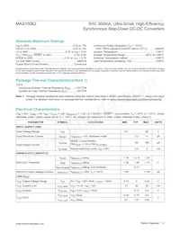 MAX15062BATA+T Datasheet Pagina 2