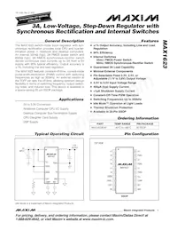 MAX1623EAP+TG002 Datenblatt Cover