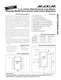 MAX1705ESE+ Datenblatt Cover