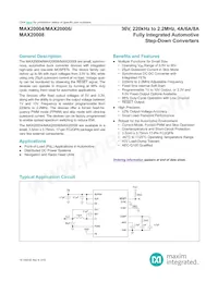 MAX20008AFOC/VY+ Datenblatt Cover