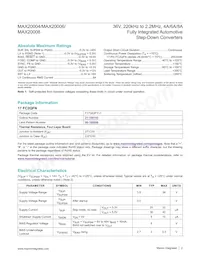 MAX20008AFOC/VY+ Datenblatt Seite 2