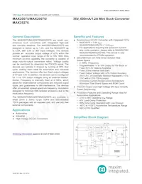 MAX20076BATCB/VY+ Datenblatt Cover