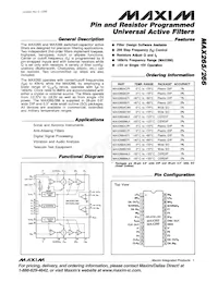 MAX266AEWI+T Datenblatt Cover