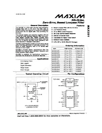 MAX281AEWE+T Datenblatt Cover